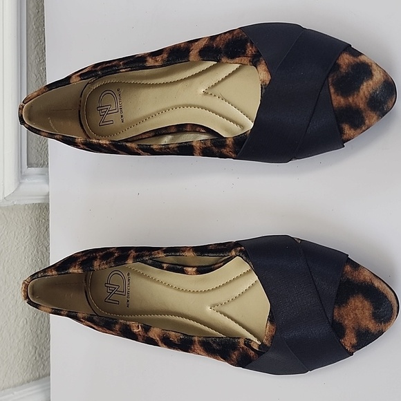 new directions Shoes - ND New Direction Rhemy  Leopard Cheeta Print Women's Flats Shoes  Size 7.6